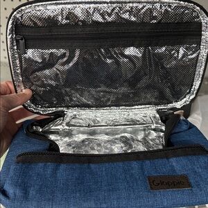 Blue Insulated Lunch Tote